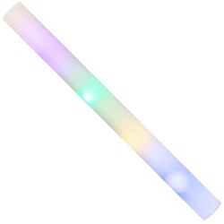 Barra de luz RGB polietano incluye 2 pilas de botón 48x4cm